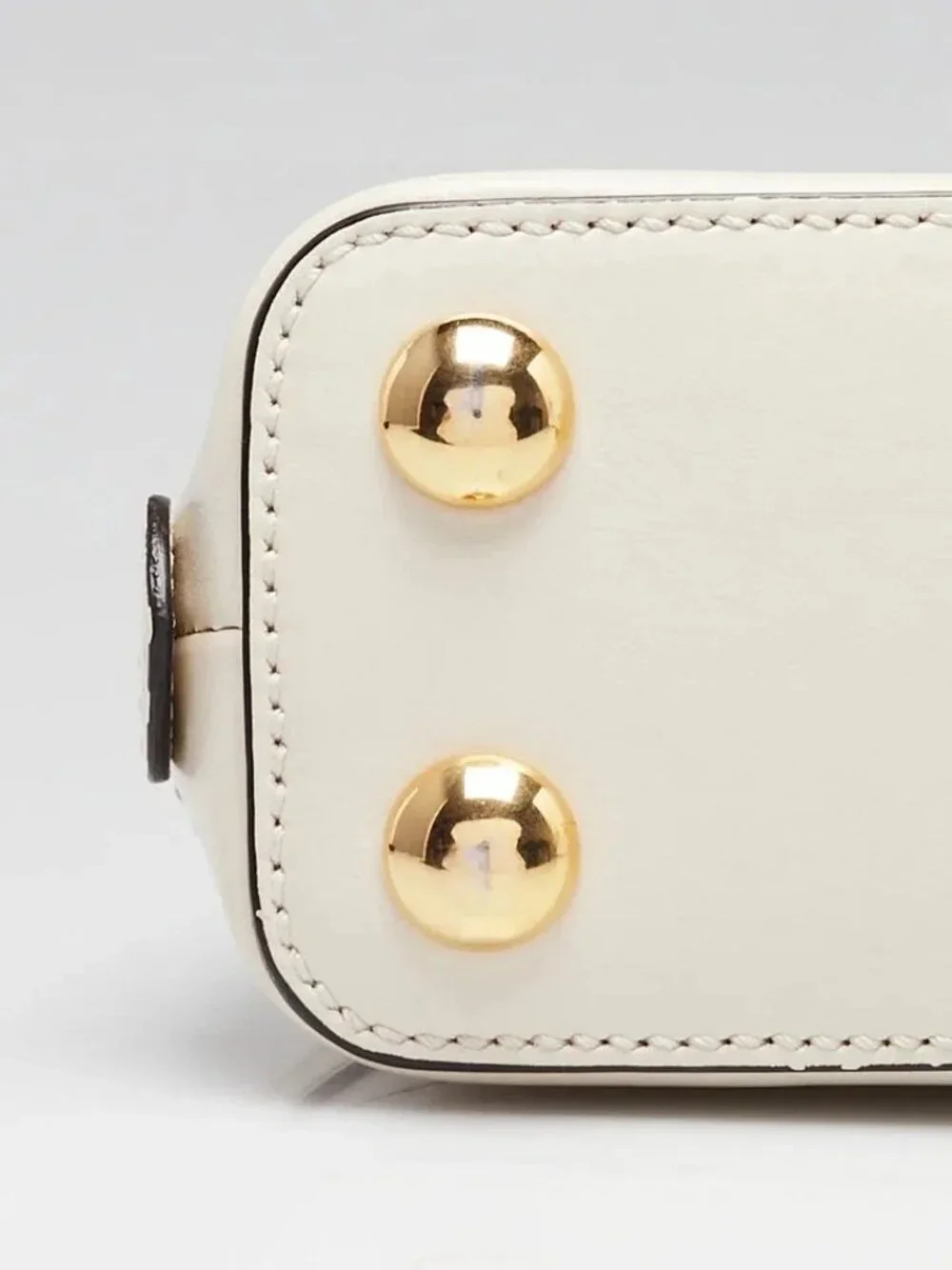 Gucci White Smooth Leather 1955 Horsebit Mini Bag